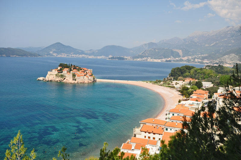 Apartments Vila Andja Sveti Stefan Exteriér fotografie